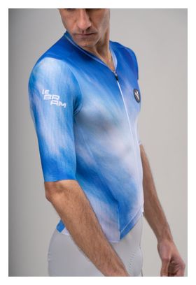Tuta da gara Aéro LeBram Race Aero blu-grigio