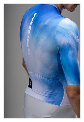 Tuta da gara Aéro LeBram Race Aero blu-grigio