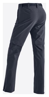 Pantalon Convertible Femme Maier Sports Nata Bleu - Longueur Short