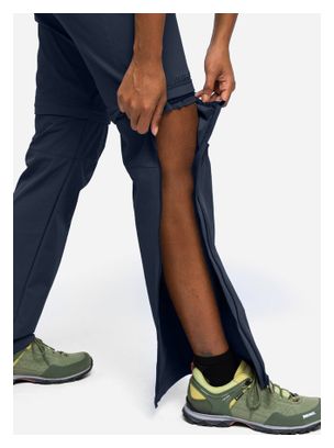 Pantalon Convertible Femme Maier Sports Nata Bleu - Longueur Short