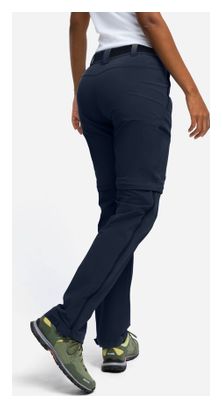 Pantalon Convertible Femme Maier Sports Nata Bleu - Longueur Short