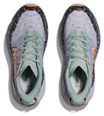 Zapatillas de trail Hoka Speedgoat 6 GTX Gris/Verde/Corazo para mujer