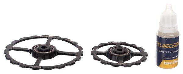 CyclingCeramic Oversized 14/19 Teeth Replacement Cogs Black