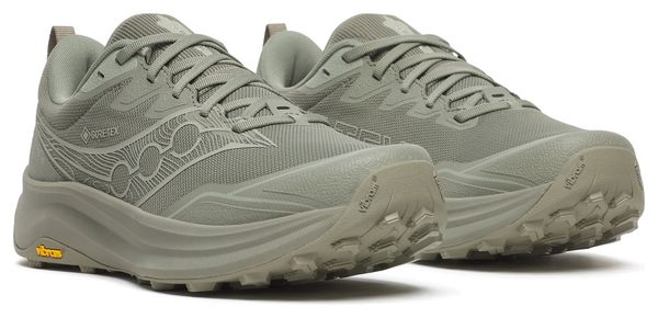 Chaussures Trail Saucony Peregrine 16 GTX Kaki Homme