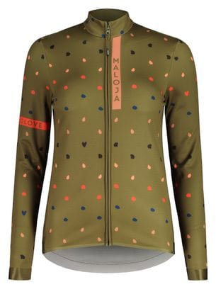 Maloja ToadstoolM. khaki moss dots jacket for women