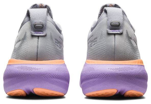 Chaussures de Running Asics Gel Nimbus 25 Gris Violet Orange Femme
