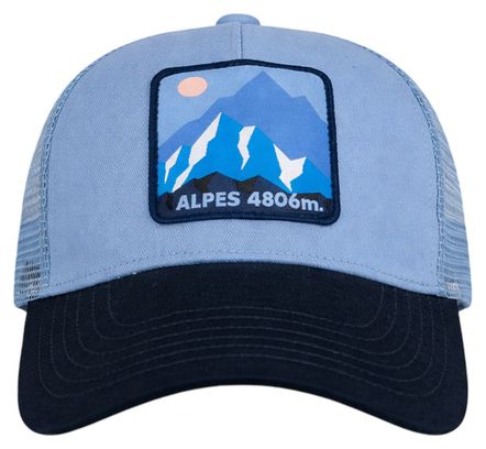Cappellino BV Sport Trucker Trek Summit Alpes Blu