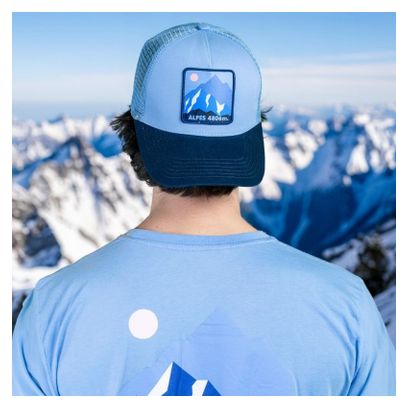 Cappellino BV Sport Trucker Trek Summit Alpes Blu