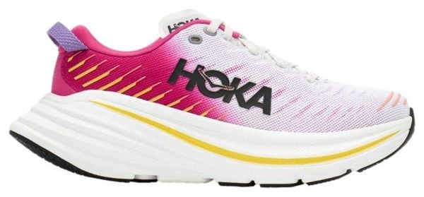 Chaussures de Running Femme Hoka Bondi X Blanc Rose