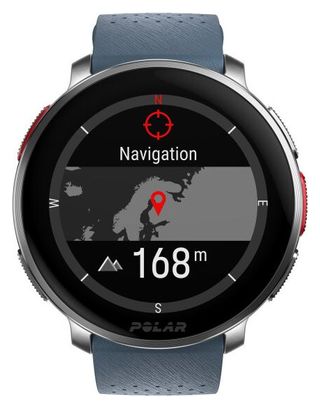 Polar Vantage V3 GPS Horloge Blauw Wit