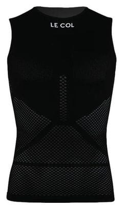 Unisex Sleeveless Mesh Pro Collar Jersey Black
