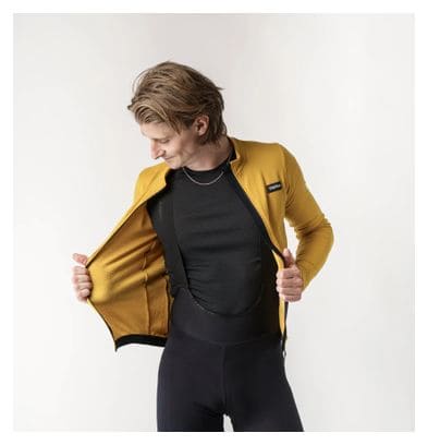 Maglia a maniche lunghe Gravelin Merinotech Thermal Yellow Mustard