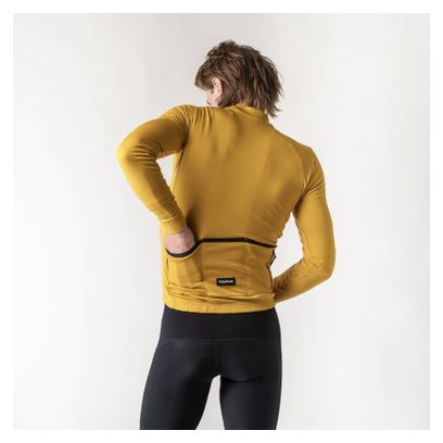 Maglia a maniche lunghe Gravelin Merinotech Thermal Yellow Mustard
