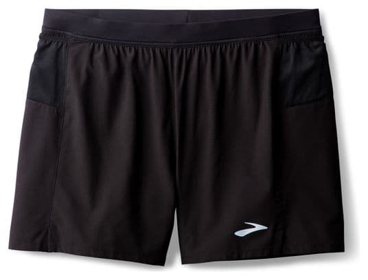 Brooks Journey 5in Shorts Black Men's