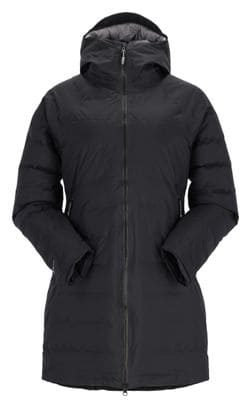 Rab Valiance Parka de Plumón Impermeable Mujer Negro