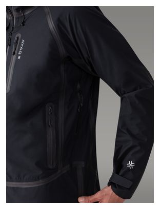 Ayaq Lonak Heren Waterdichte Jas Black Storm