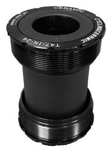 CyclingCeramic T47IN Shimano 86,5mm Screw-in Bottom Bracket Black