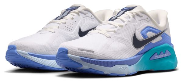 Chaussures Running Nike Structure Plus Blanc/Bleu Femme