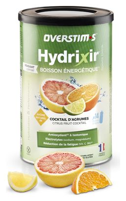 Boisson Énergétique Overstims Hydrixir Antioxydant Cocktail d'agrumes 600g