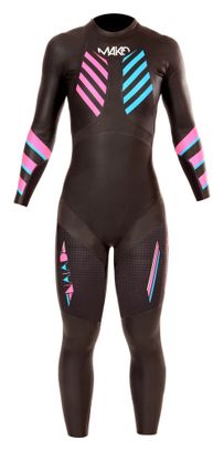 Combinaison Triathlon Mako Femme Naïad 3.0 Bleu/Rose