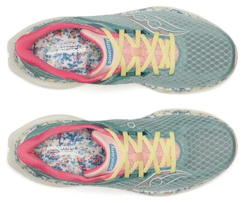 Saucony Endorphin Speed 5 hardloopschoenen, blauw/roze, heren