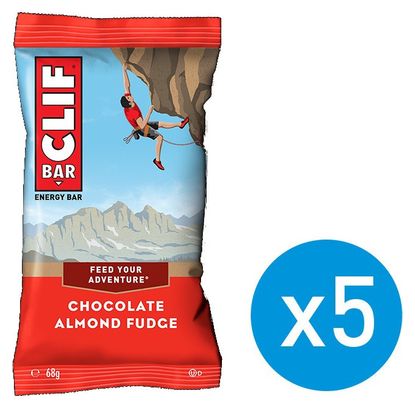 CLIF BAR 5 Energy bars Chocolate Almond Fudge