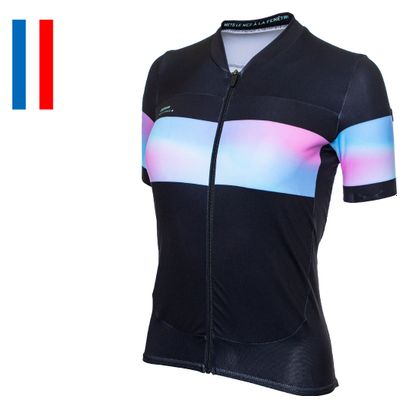 LeBram Agnès Women's Short Sleeved Jersey Black Twilight