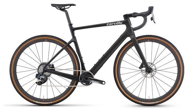 Gravel Bike Cervélo Áspero-5 Sram Force XPLR eTap AXS 12V 700 mm Noir