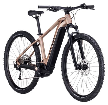 VTT Électrique Semi-Rigide Cube Reaction Hybrid Performance 625 Shimano Alivio 9V 625 Wh 27.5'' Marron Metallic 2023