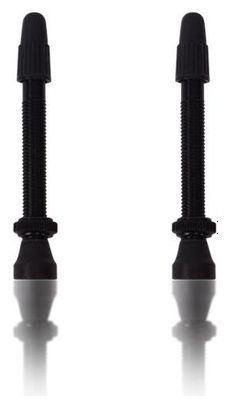 Vittoria Tubeless Valves Aluminium 60mm (x2) Zwart
