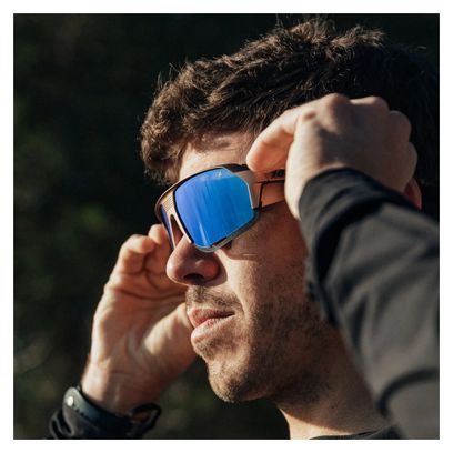 Gafas 100% - Norvik Matte Copper Chrome Multilayer Blue Mirror Lenses