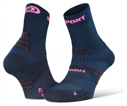 BV SPORT Socks Trek+ Evo Blue/Pink