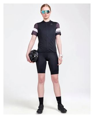 Maglia Craft Core Endur a manica corta da donna Nero Grigio