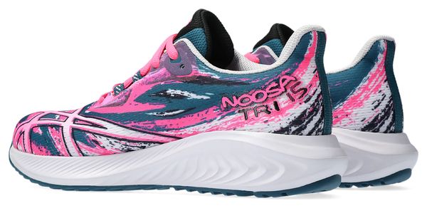 Chaussures de Running Asics Gel Noosa Tri 15 GS Rose Bleu Enfant