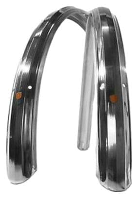 Pair of Orange Zeppelin 52mm 700c Bike Mudguards