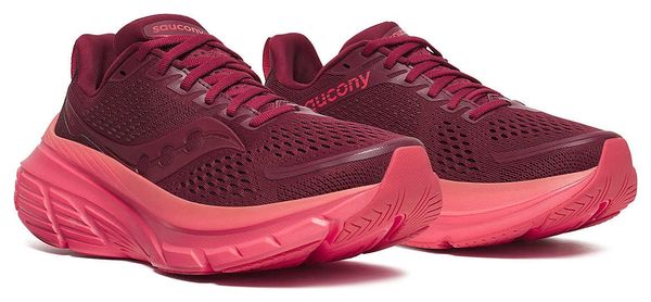 Saucony Guide 17 Scarpe da corsa Rosso Donna