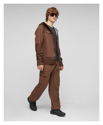 Giacca impermeabile Mammut Ducan Guide Hooded marrone da uomo