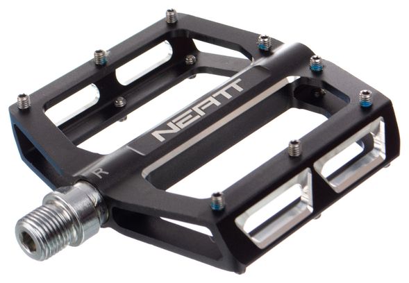 Pair of Flat Pedals Neatt Attack V2 8 Pins Black