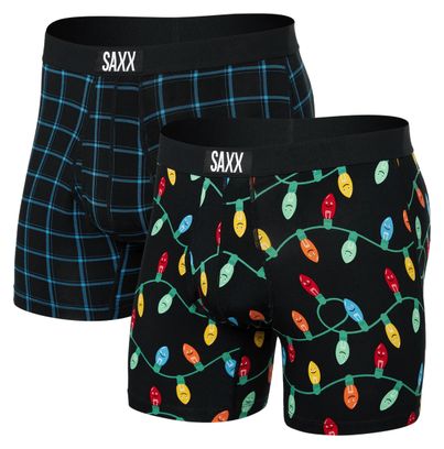 Lot de 2 Boxer Saxx Ultra Super Soft Noir