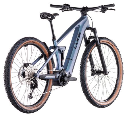 VTT Électrique Tout-Suspendu Cube Stereo Hybrid One22 Race 800 Shimano Deore 12V 800 Wh 29'' Bleu Vert Smaragd 2025
