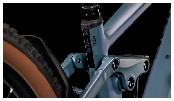 VTT Électrique Tout-Suspendu Cube Stereo Hybrid One22 Race 800 Shimano Deore 12V 800 Wh 29'' Bleu Vert Smaragd 2025