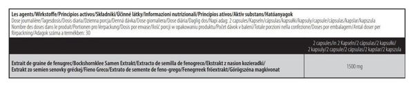 Fenugreek (60 Caps) - Biotech Usa - Boosters De Testo