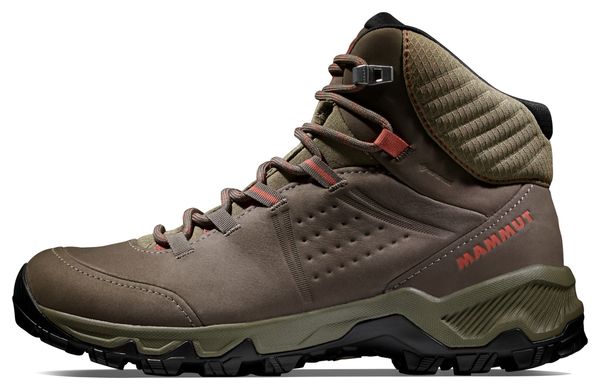 Dames wandelschoenen Mammut Nova IV Mid Gore-Tex Bruin