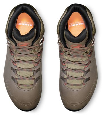 Dames wandelschoenen Mammut Nova IV Mid Gore-Tex Bruin