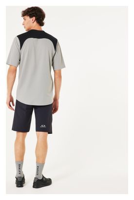 Maillot Manches Courtes Oakley Free Ride Gris