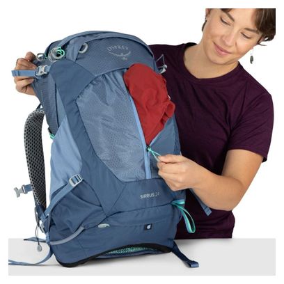 Zaino da trekking Osprey Sirrus 24L blu da donna