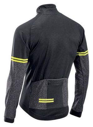 Chaqueta impermeable Northwave Extreme Tp negro amarillo fluo