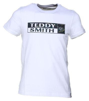 T-shirt blanc garçon Teddy Smith Troma Camo