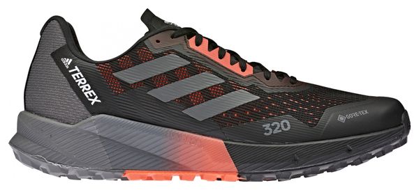 adidas Terrex Agravic Flow 2 GTX Trailschuhe Schwarz / Rot