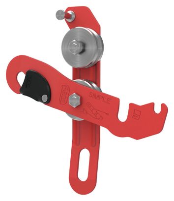 Petzl Discensore Simple Rosso